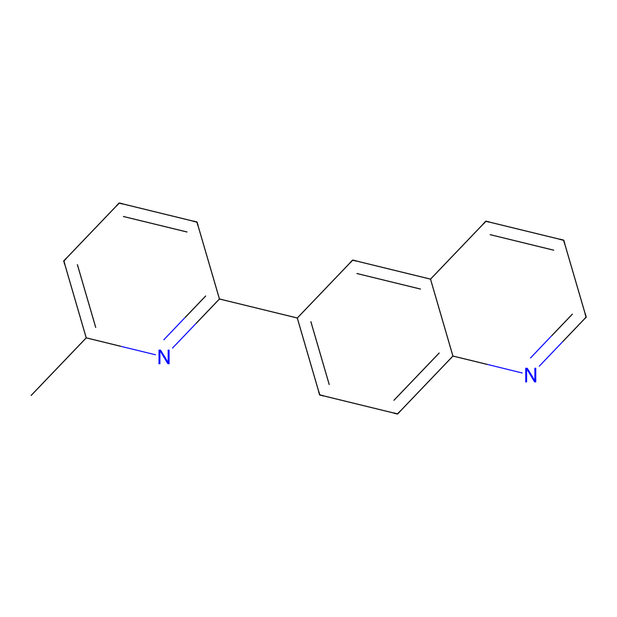 6-(6-Methyl-2-pyridinyl)quinoline molecular structure, CAS 412010-08-3