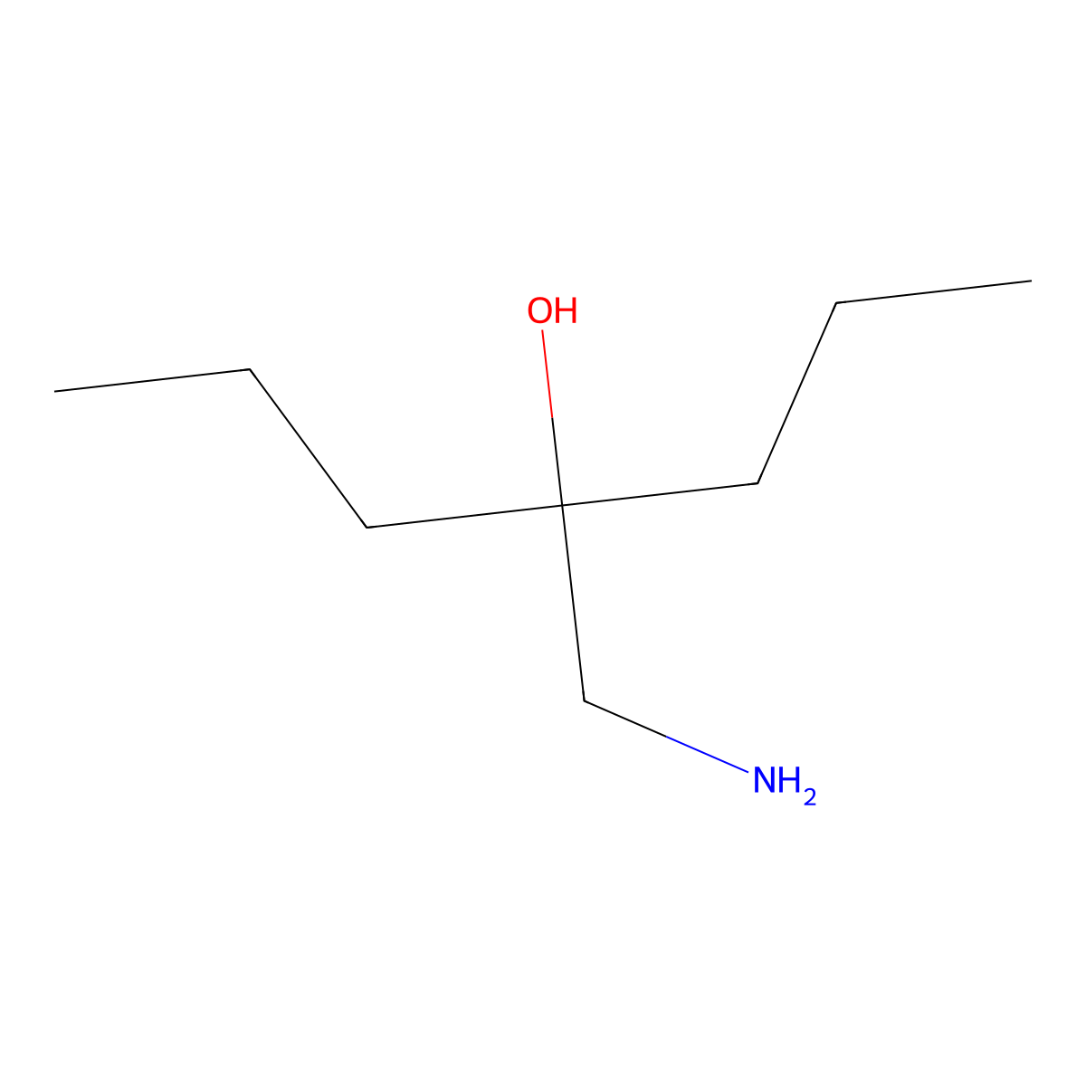 4-(Aminomethyl)heptan-4-ol molecular structure, CAS 412016-63-8