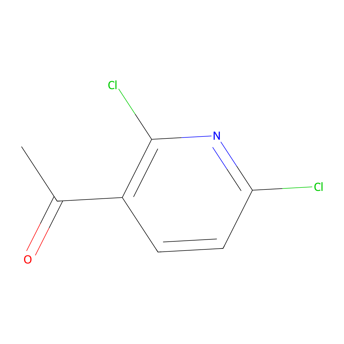 1-(2,6-Dichloropyridin-3-yl)ethan-1-one molecular structure, CAS 412018-50-9