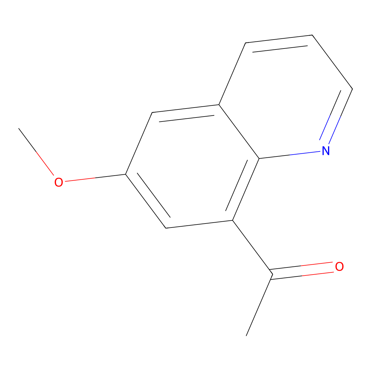 1-(6-Methoxyquinolin-8-yl)ethan-1-one molecular structure, CAS 412022-24-3