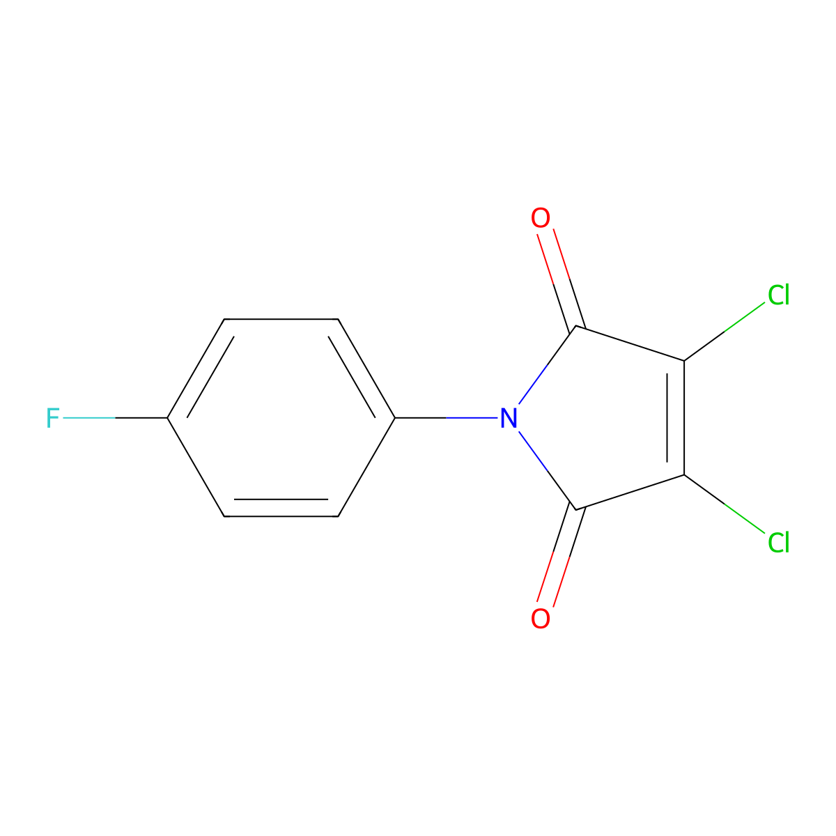Fluoroimide molecular structure, CAS 41205-21-4