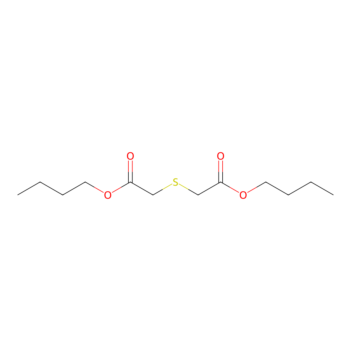 Dibutyl 2,2'-thiobisacetate molecular structure, CAS 4121-12-4
