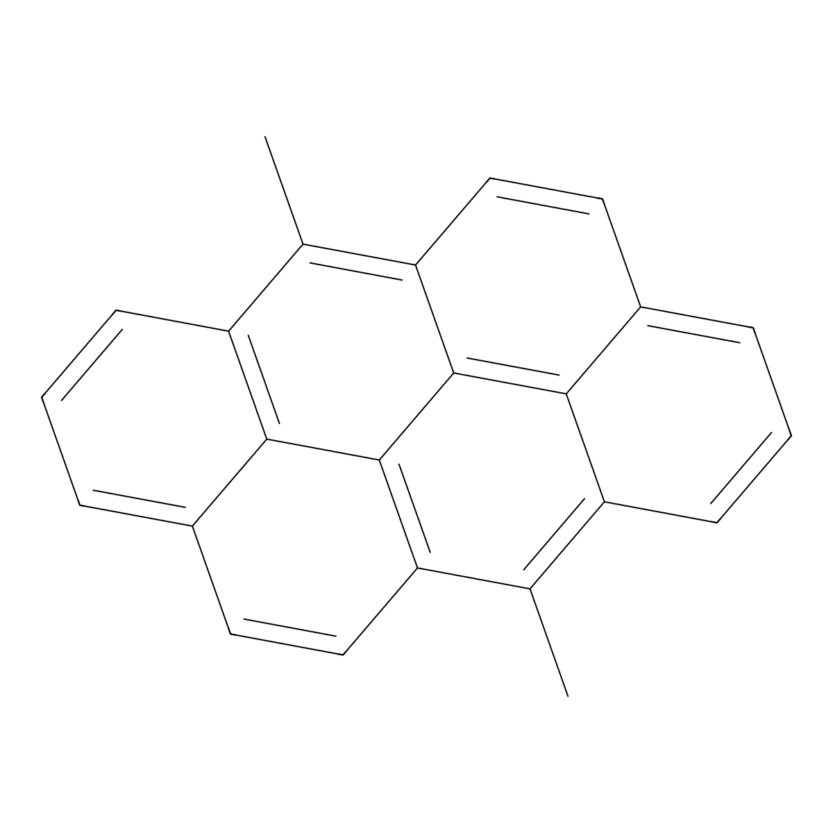 6,12-Dimethylanthanthrene molecular structure, CAS 41217-05-4
