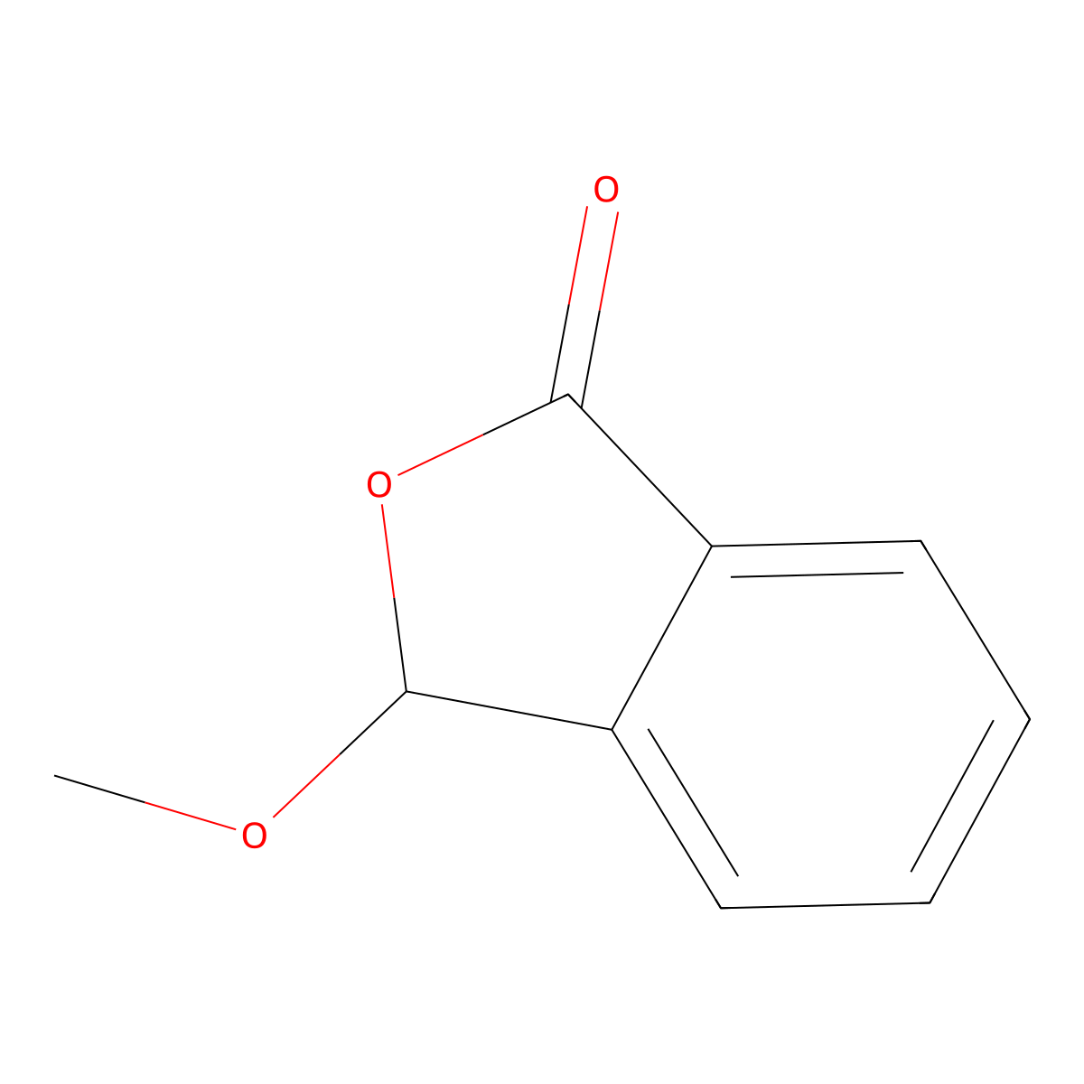3-Methoxyphthalide molecular structure, CAS 4122-57-0
