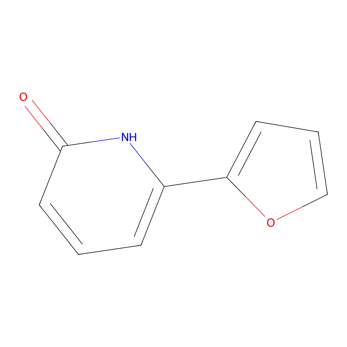 6-(Furan-2-yl)pyridin-2(1H)-one molecular structure, CAS 41220-24-0