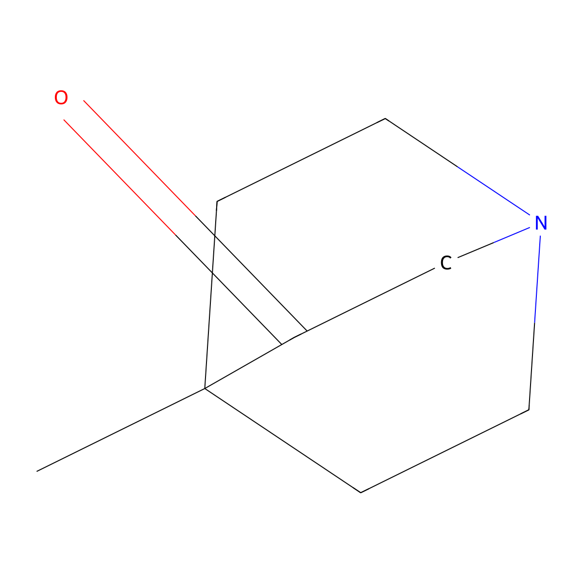 4-Methyl-1-azabicyclo[2.2.2]octan-3-one molecular structure, CAS 41225-17-6