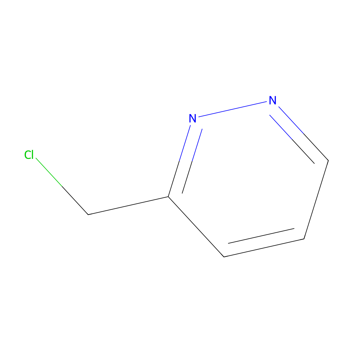 3-(Chloromethyl)pyridazine molecular structure, CAS 41227-72-9