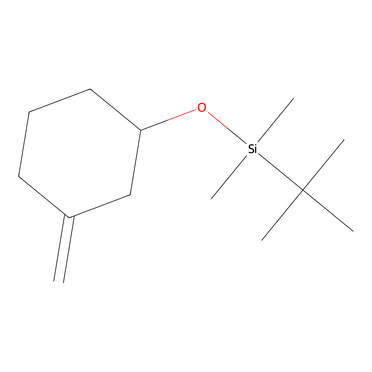 Tert-butyldimethyl[(3-methylidenecyclohexyl)oxy]silane molecular structure, CAS 412270-93-0
