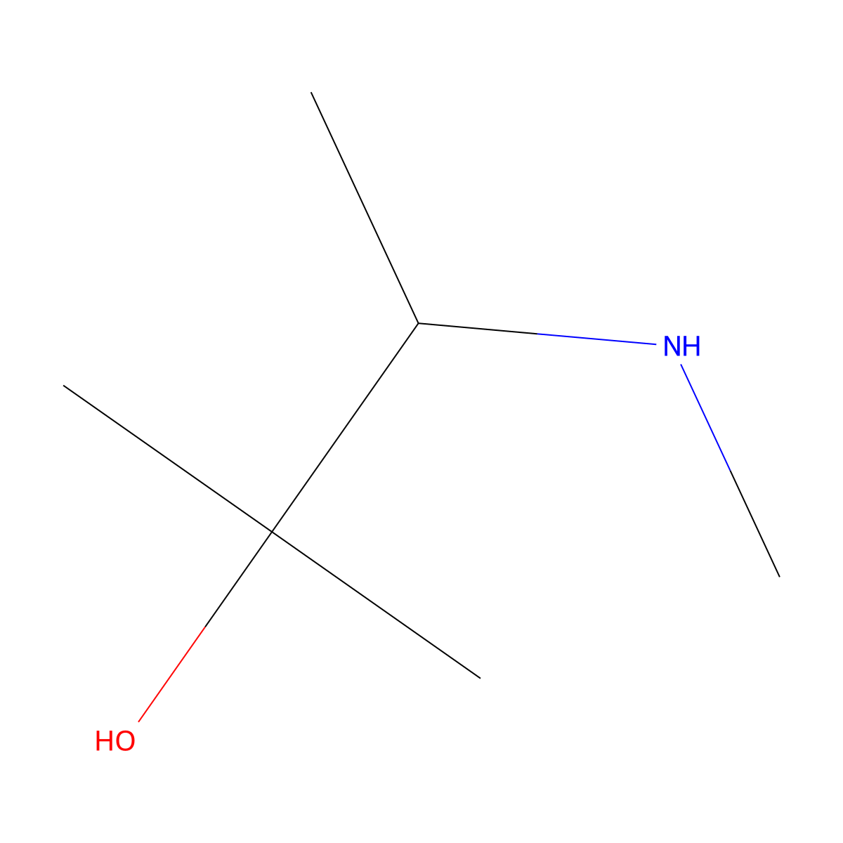 2-Methyl-3-(methylamino)butan-2-ol molecular structure, CAS 412274-84-1
