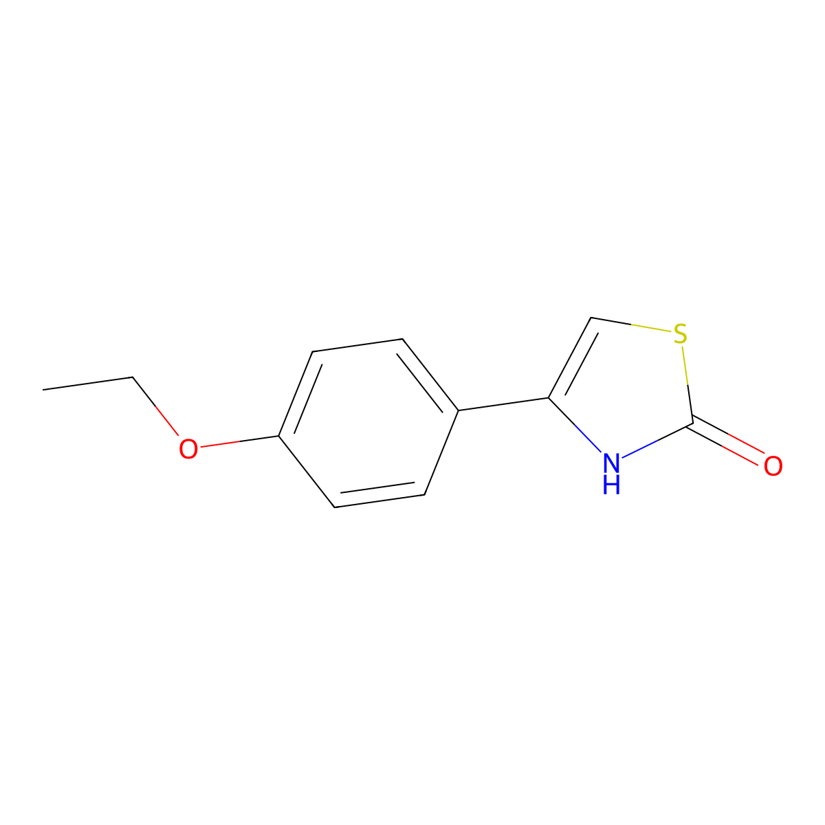 4-(4-Ethoxyphenyl)-2,3-dihydro-1,3-thiazol-2-one molecular structure, CAS 412308-72-6