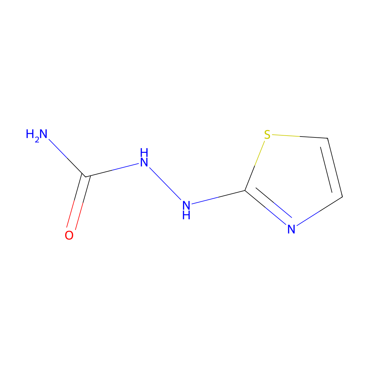 2-(Thiazol-2-yl)hydrazinecarboxamide molecular structure, CAS 412311-51-4