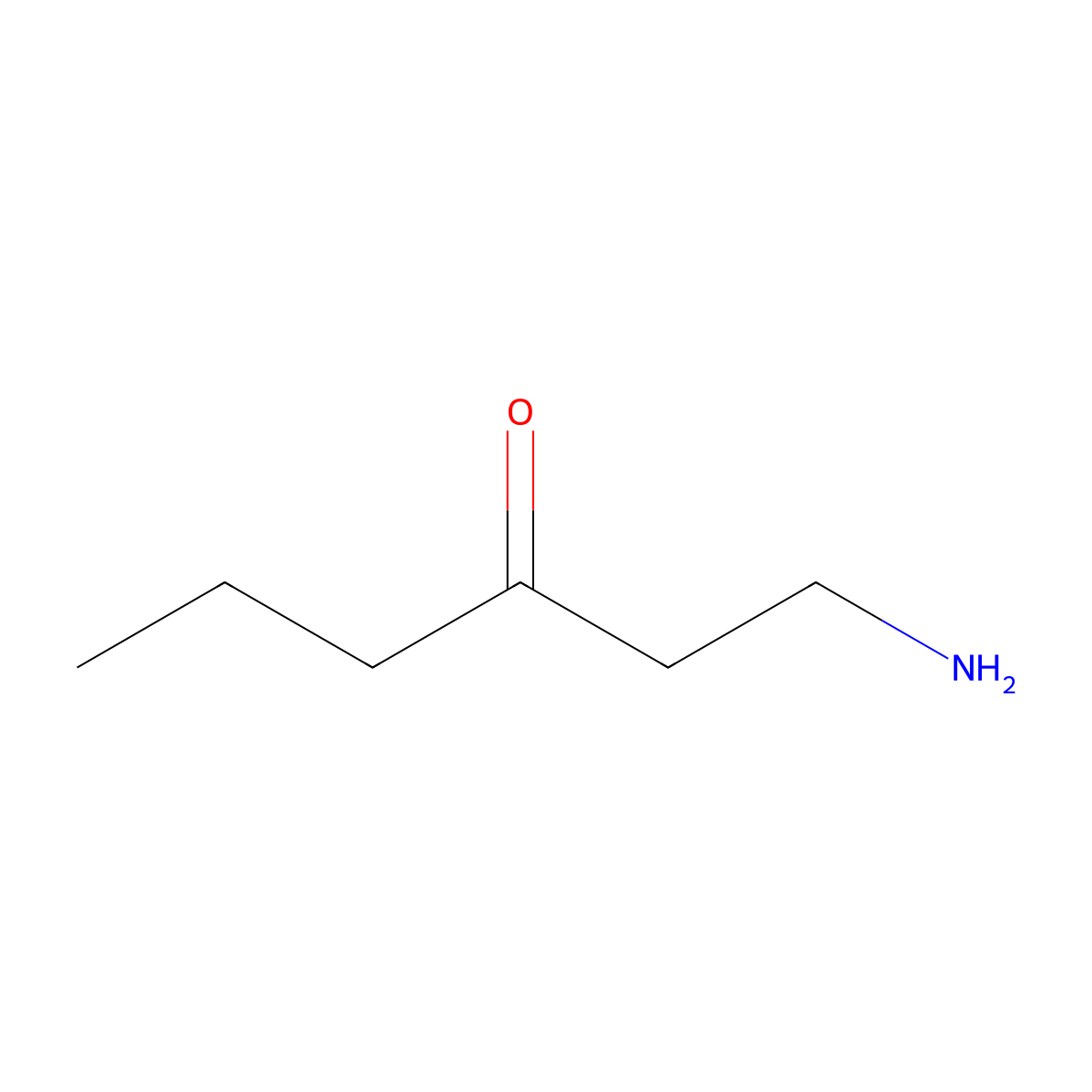 1-Aminohexan-3-one molecular structure, CAS 412323-93-4