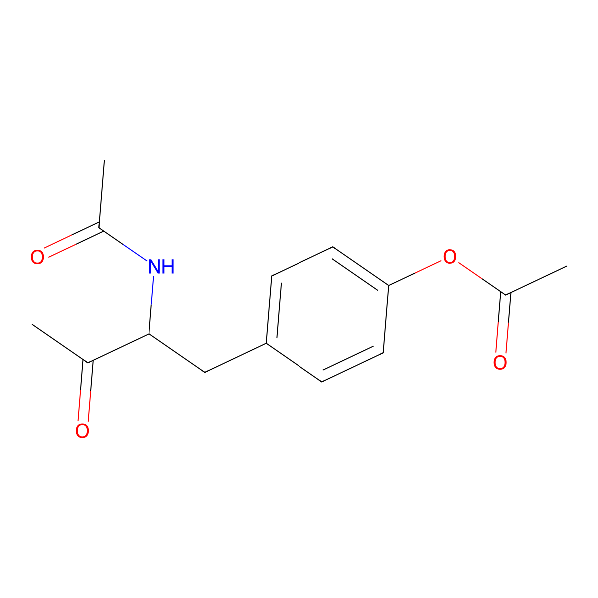 4-[2-(Acetylamino)-3-oxobutyl]phenyl acetate molecular structure, CAS 412335-18-3