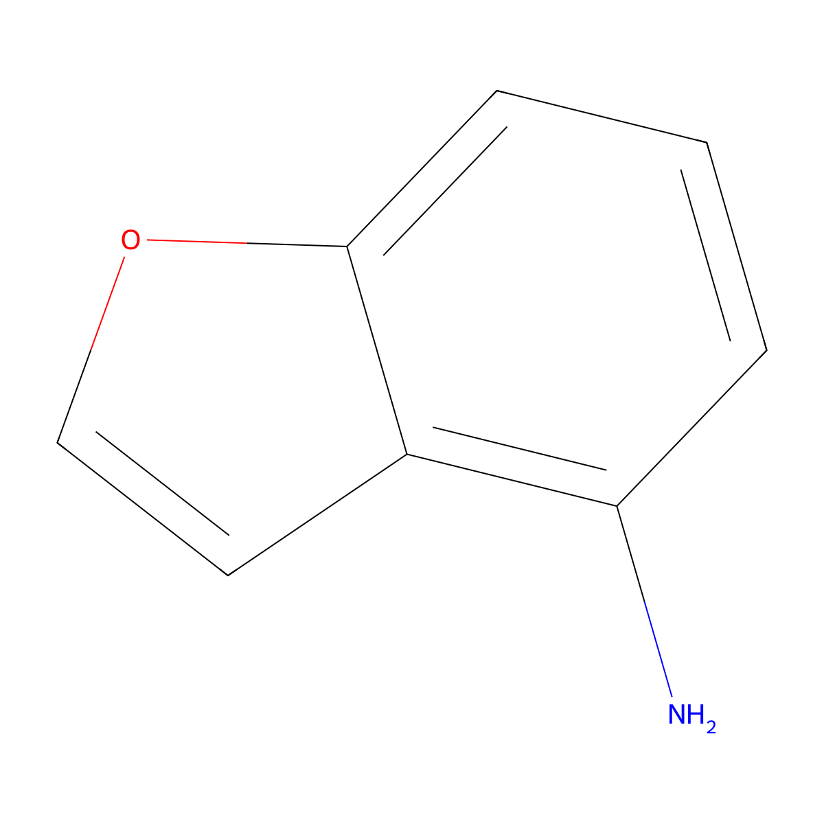 Benzofuran-4-amine molecular structure, CAS 412336-07-3
