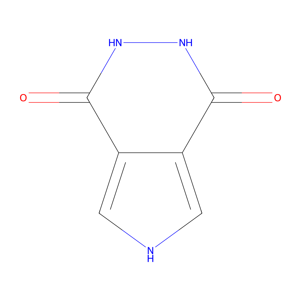 2,3-Dihydro-1H-pyrrolo(3,4-d)pyridazine-1,4(6H)-dione molecular structure, CAS 412338-42-2