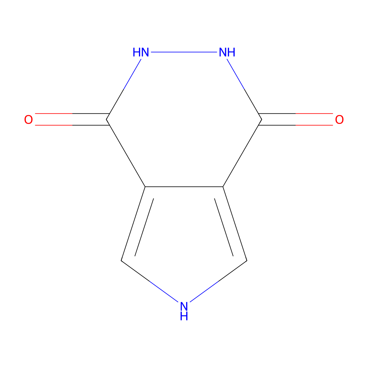 2,3-Dihydro-1H-pyrrolo(3,4-d)pyridazine-1,4(6H)-dione molecular structure, CAS 412338-42-2