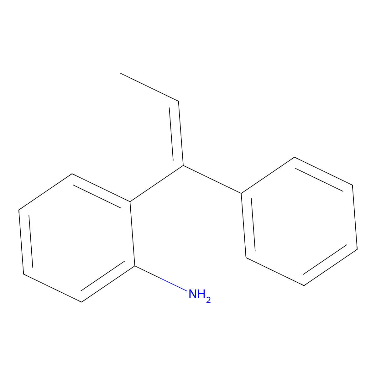 2-(1-Phenyl-1-propenyl)aniline molecular structure, CAS 412339-09-4