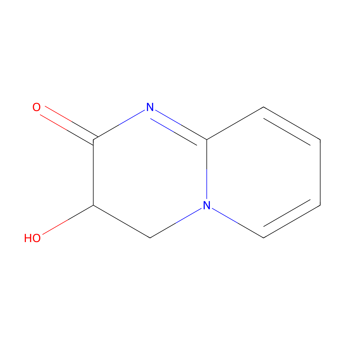 3-Hydroxy-3,4-dihydro-2H-pyrido[1,2-a]pyrimidin-2-one molecular structure, CAS 412341-41-4