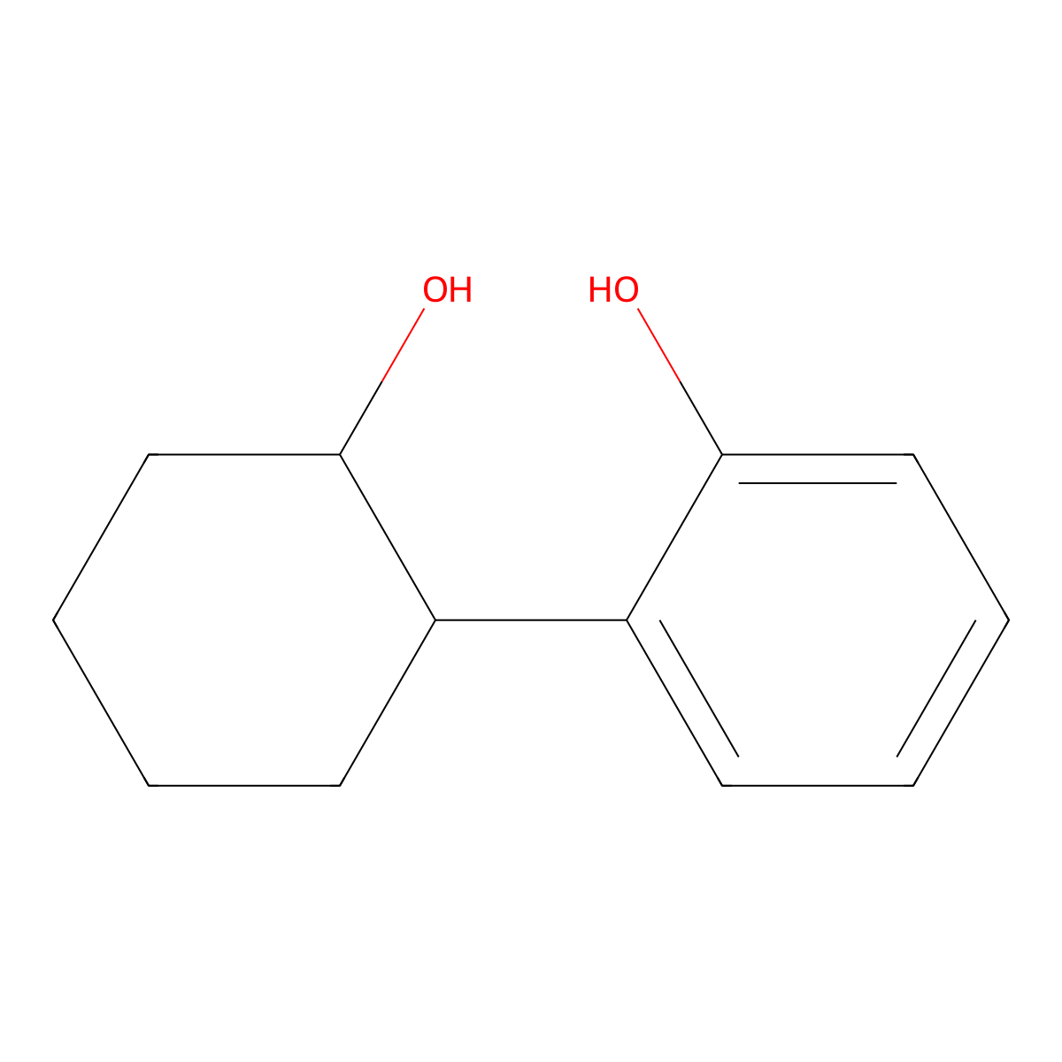 2-(2-Hydroxycyclohexyl)phenol molecular structure, CAS 412343-56-7