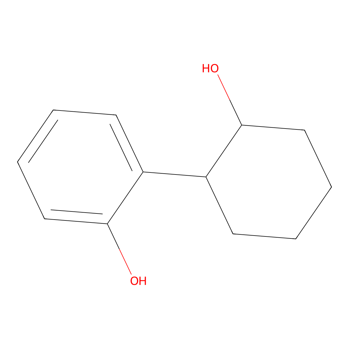 2-(2-Hydroxycyclohexyl)phenol molecular structure, CAS 412343-56-7