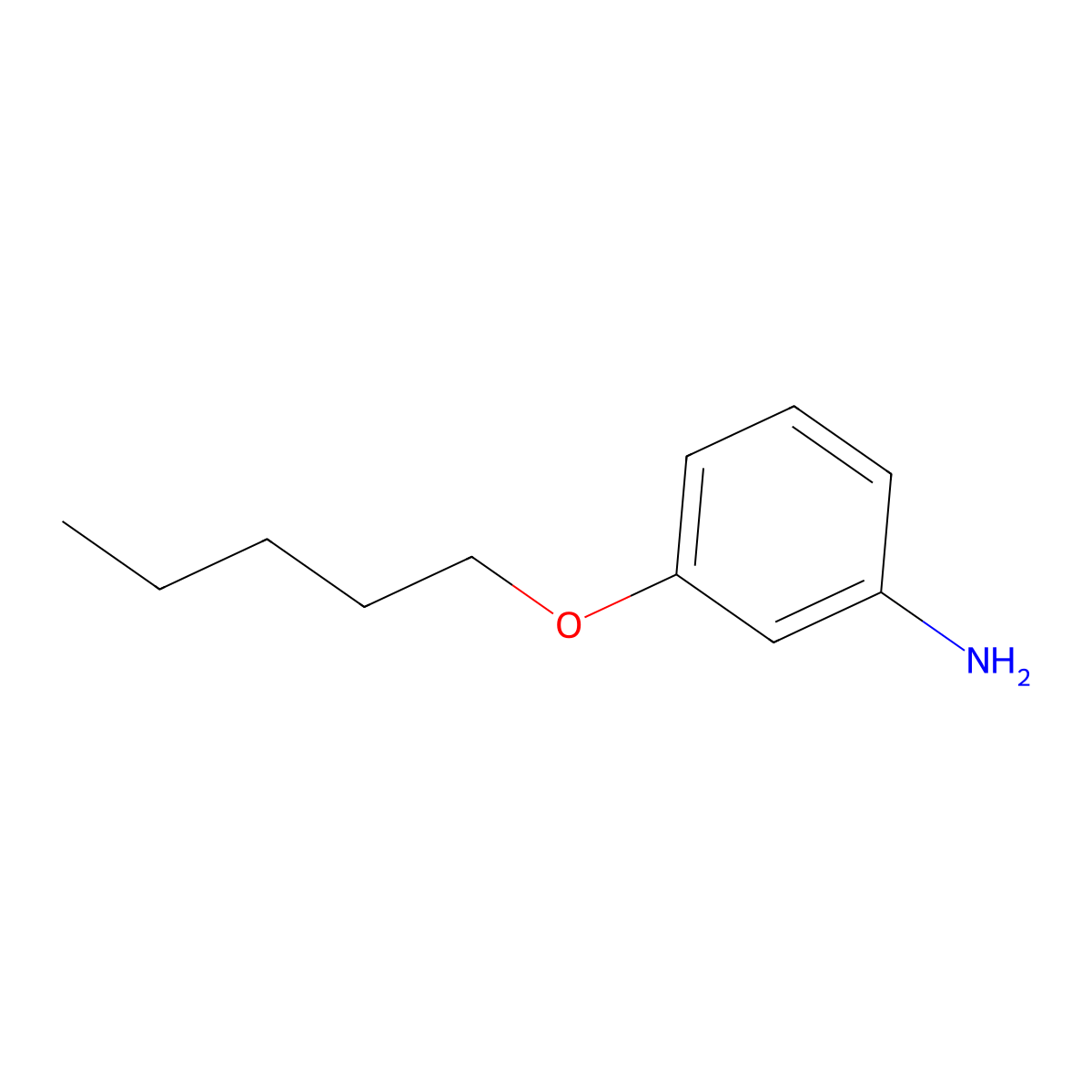 3-(Pentyloxy)aniline molecular structure, CAS 41240-78-2