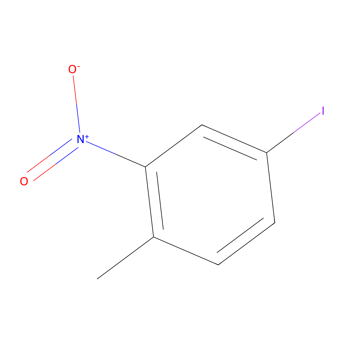 4-Iodo-2-nitrotoluene molecular structure, CAS 41252-97-5