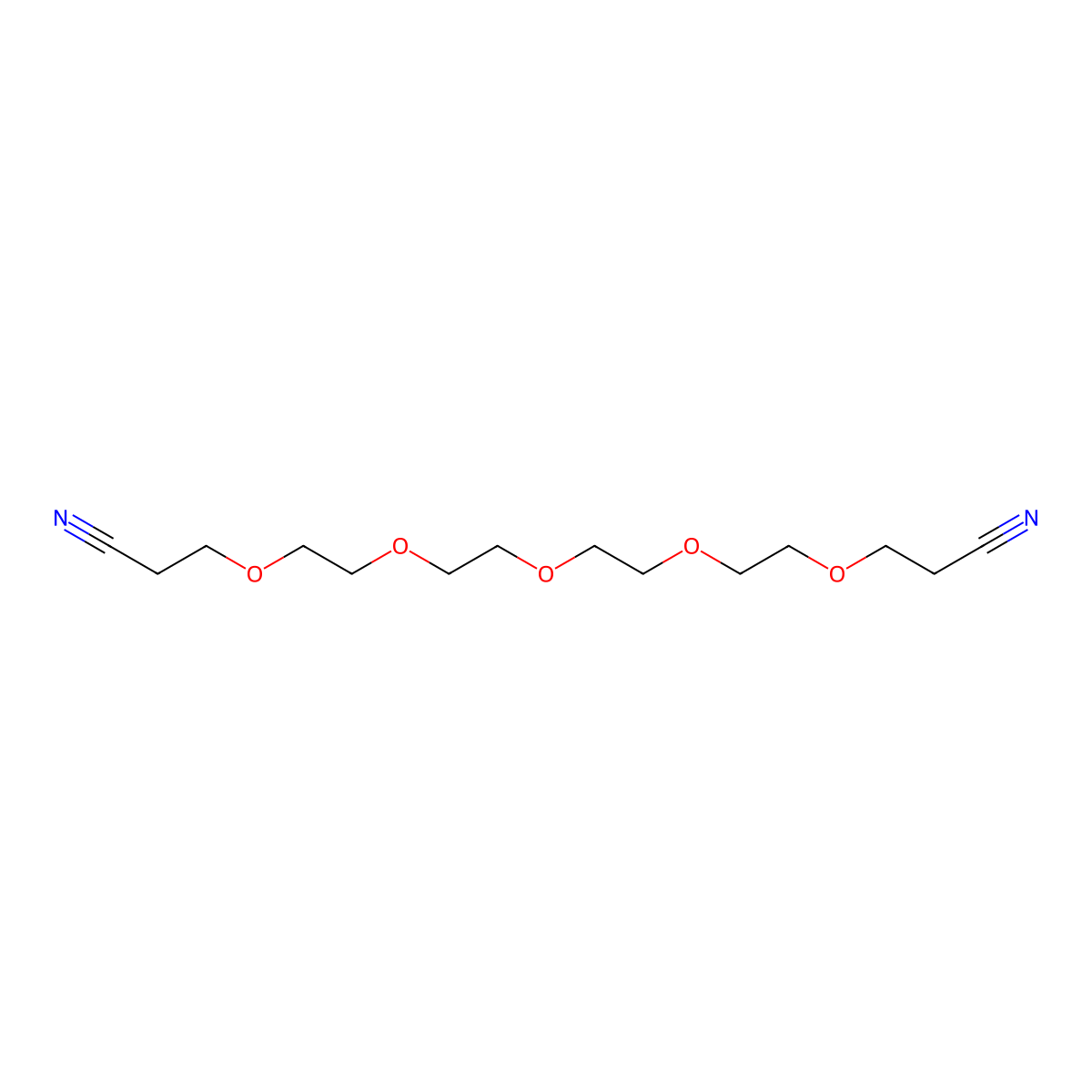 Bis-Cyano-PEG5 molecular structure, CAS 41263-79-0