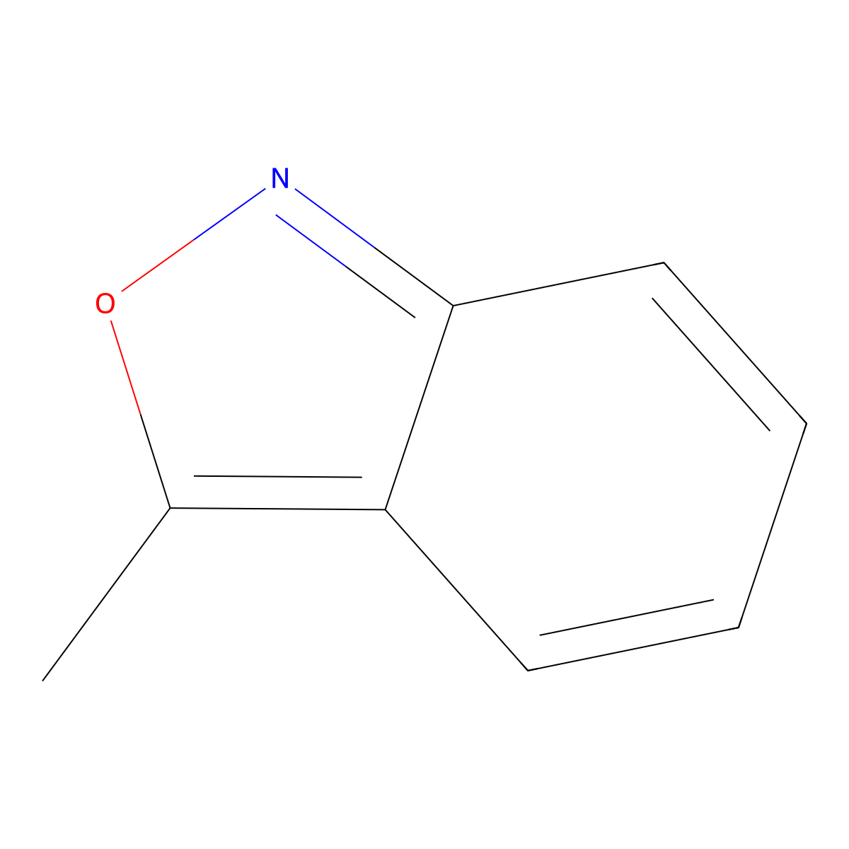 3-Methyl-2,1-benzoxazole molecular structure, CAS 4127-53-1