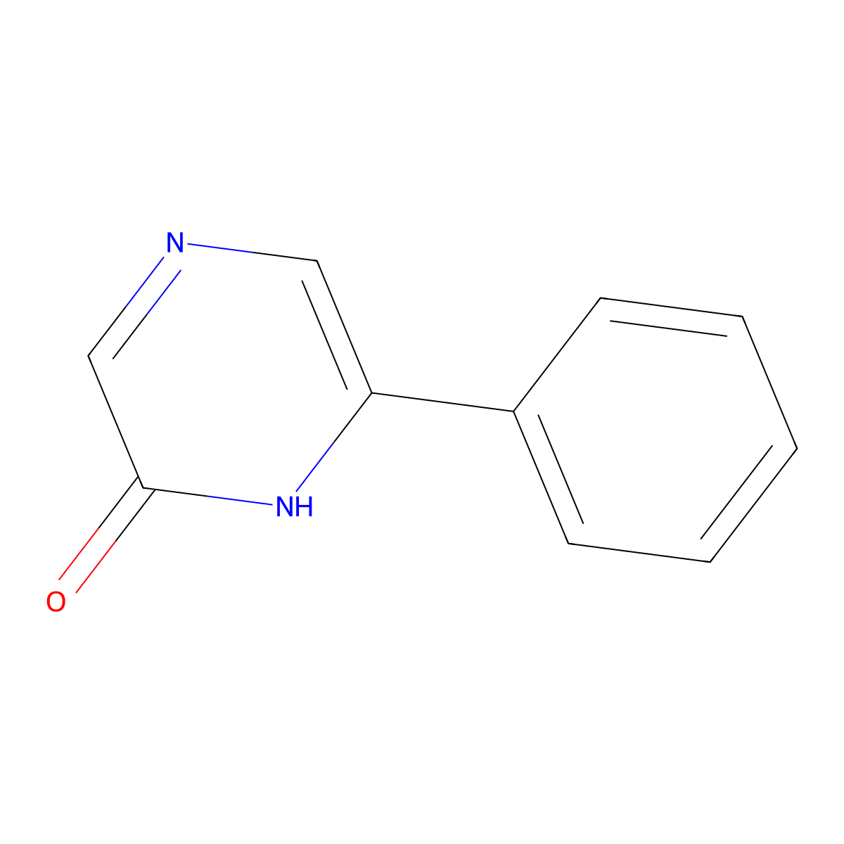 6-Phenylpyrazin-2(1H)-one molecular structure, CAS 41270-59-1