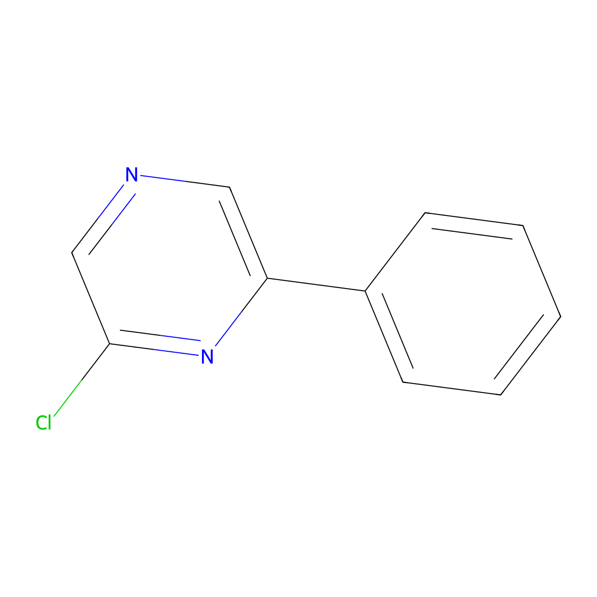 2-Chloro-6-phenylpyrazine molecular structure, CAS 41270-62-6