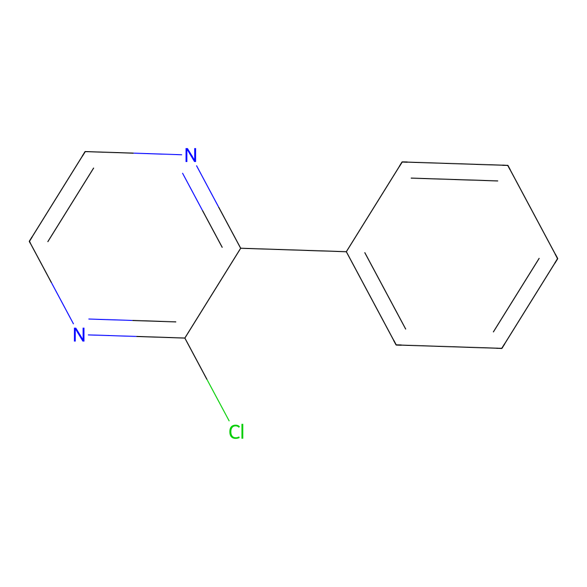 2-Chloro-3-phenylpyrazine molecular structure, CAS 41270-65-9