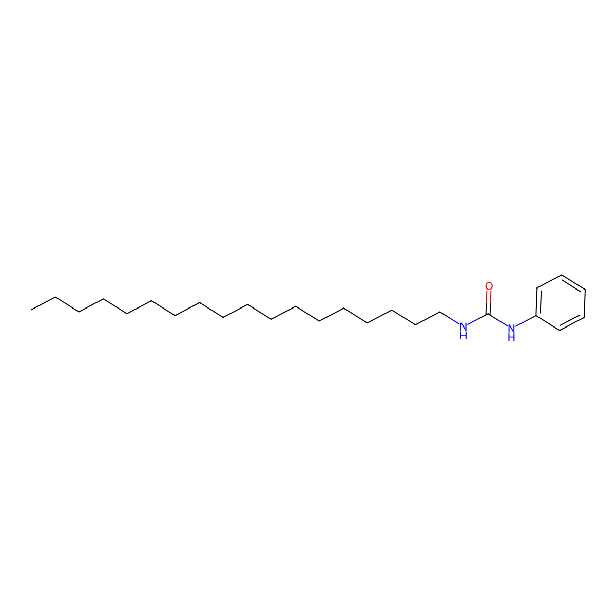 1-Octadecyl-3-phenylurea molecular structure, CAS 4128-43-2