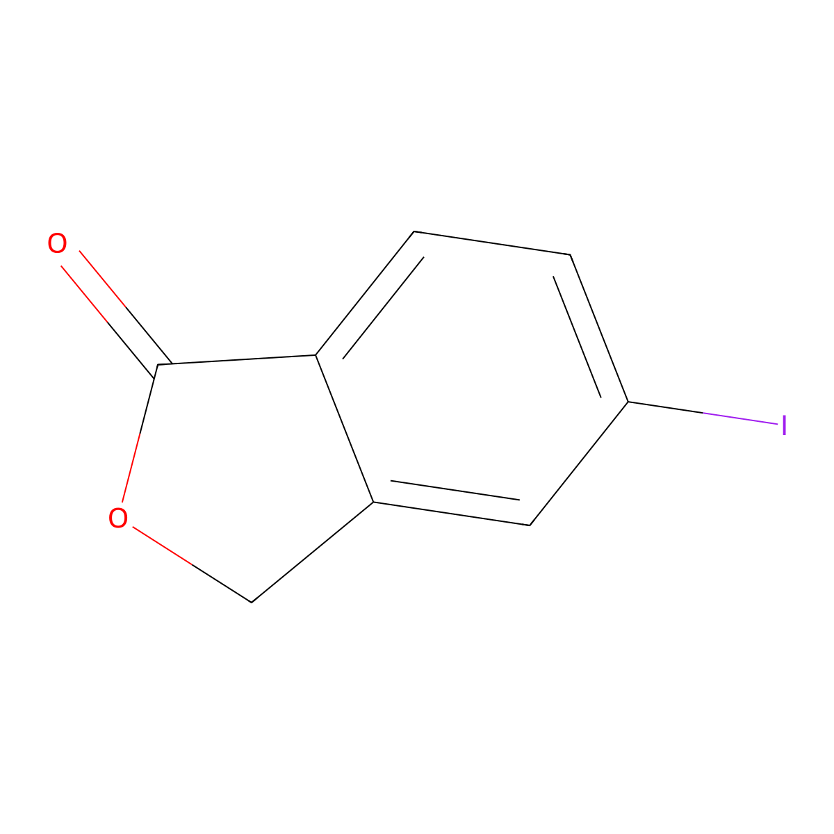 5-Iodophthalide molecular structure, CAS 41284-92-8