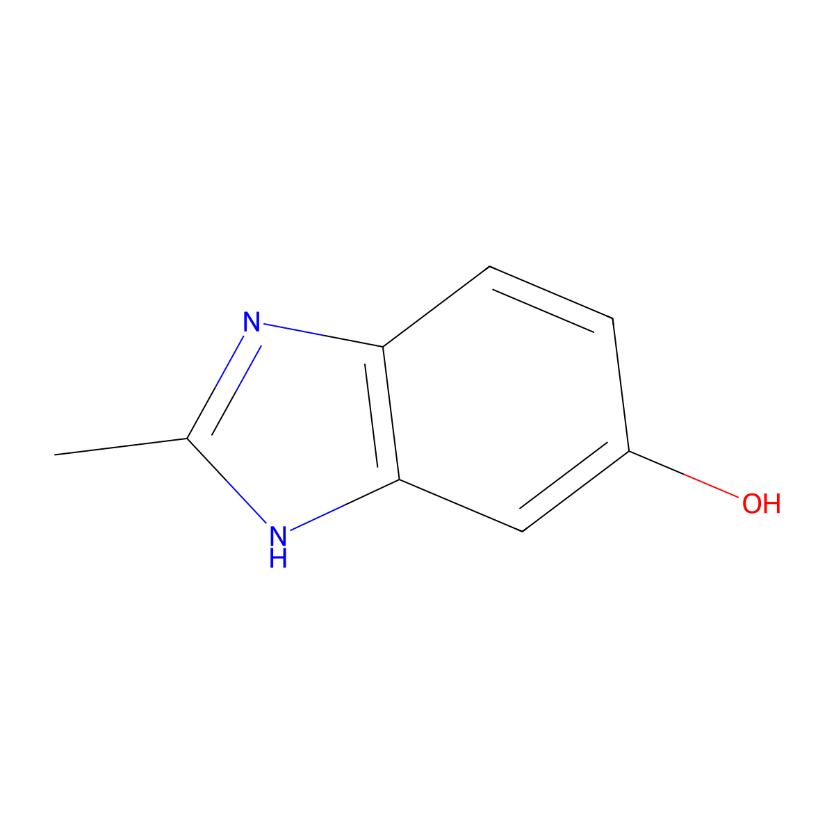 2-Methyl-1H-benzimidazol-6-ol molecular structure, CAS 41292-66-4