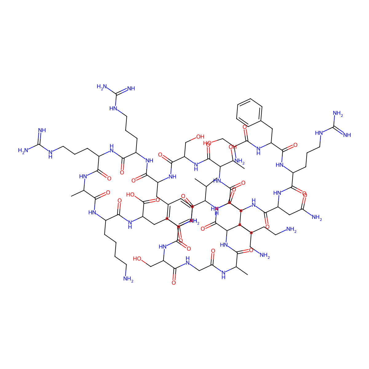 Neuropeptide S (Mouse) molecular structure, CAS 412938-74-0