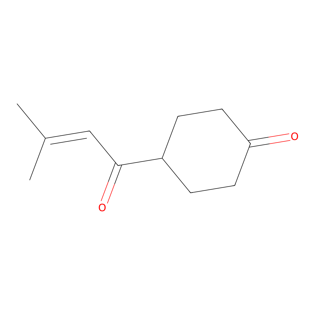 Cyclohexanone, 4-(3-methyl-1-oxo-2-butenyl)-(9CI) molecular structure, CAS 412946-63-5