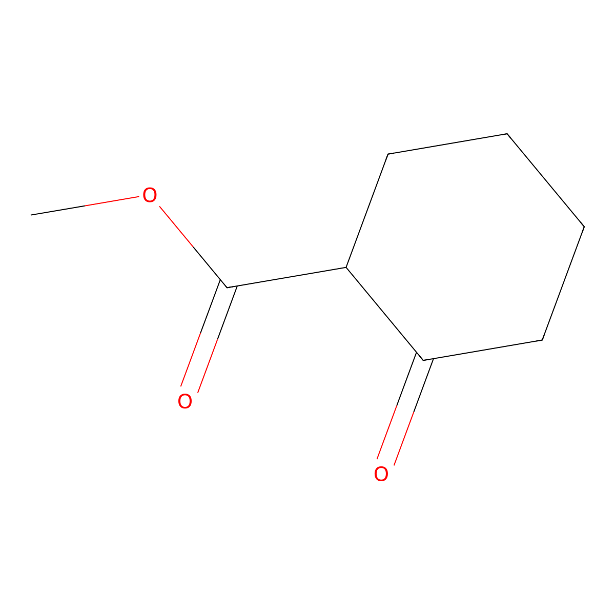 Cyclohexanecarboxylic acid, 2-oxo-, methyl ester molecular structure, CAS 41302-34-5