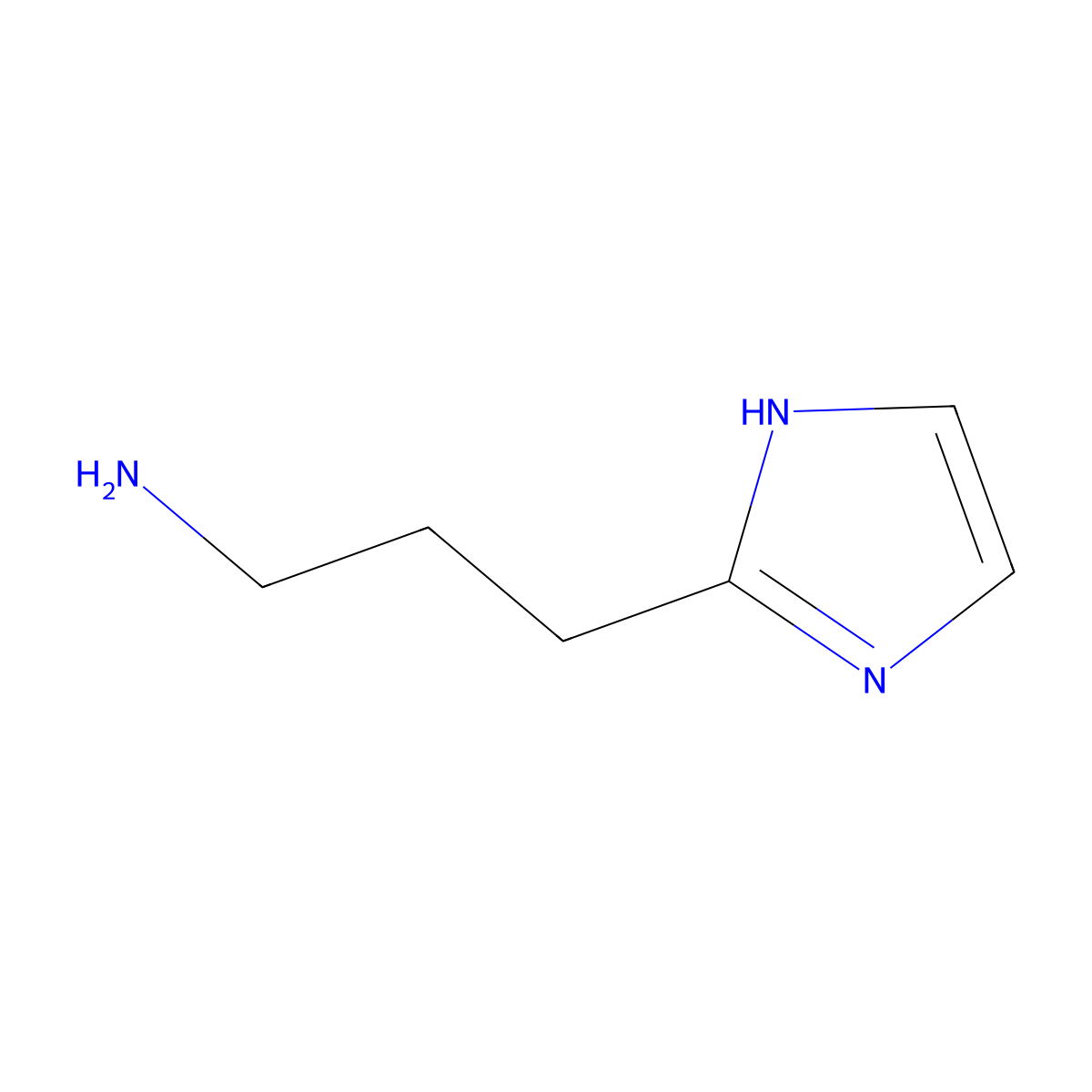 3-(1H-Imidazol-2-yl)propan-1-amine molecular structure, CAS 41306-56-3