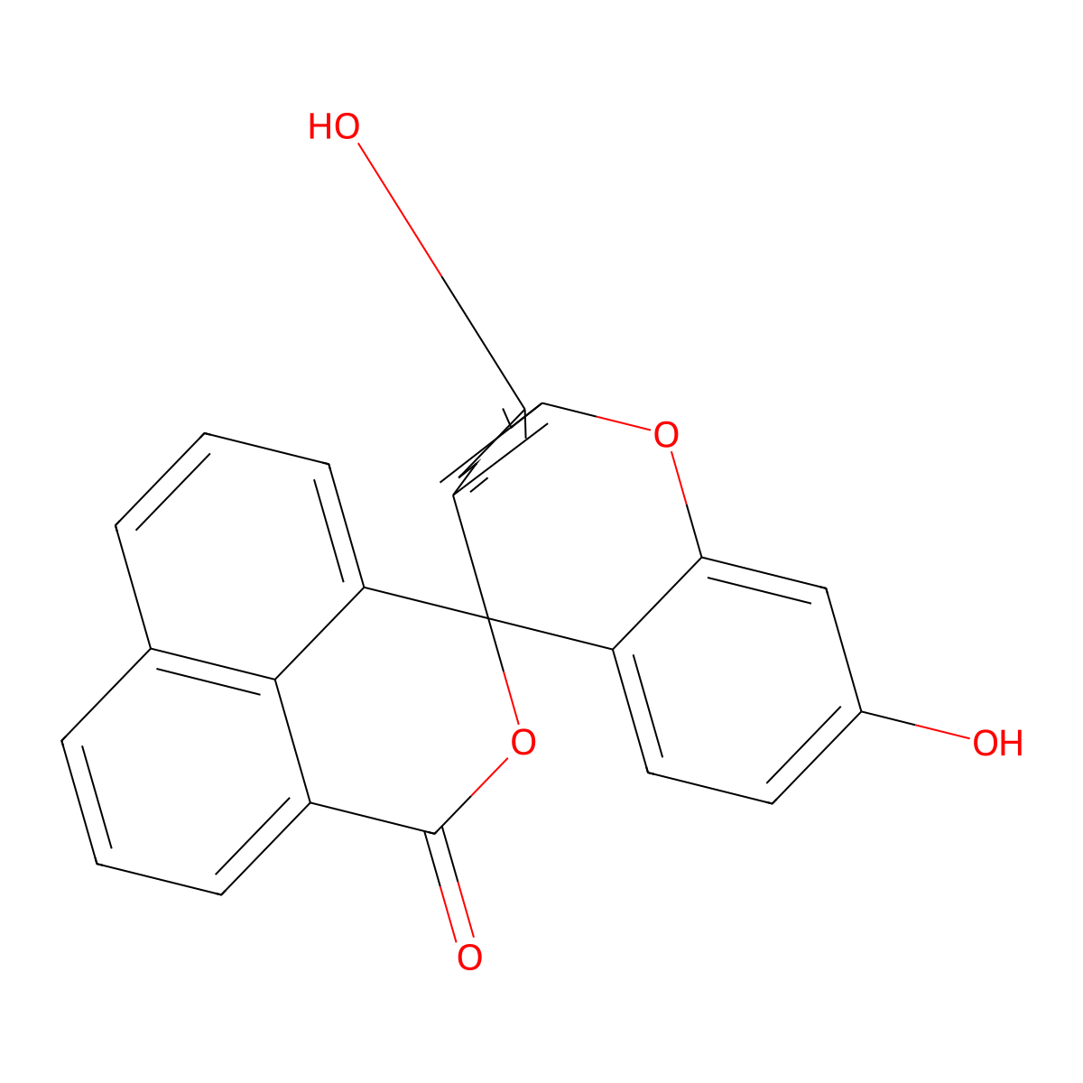 Resorcinolnaphthalein molecular structure, CAS 41307-63-5