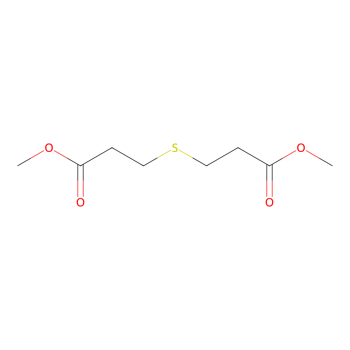 3,3'-Thiobis(methyl propionate) molecular structure, CAS 4131-74-2