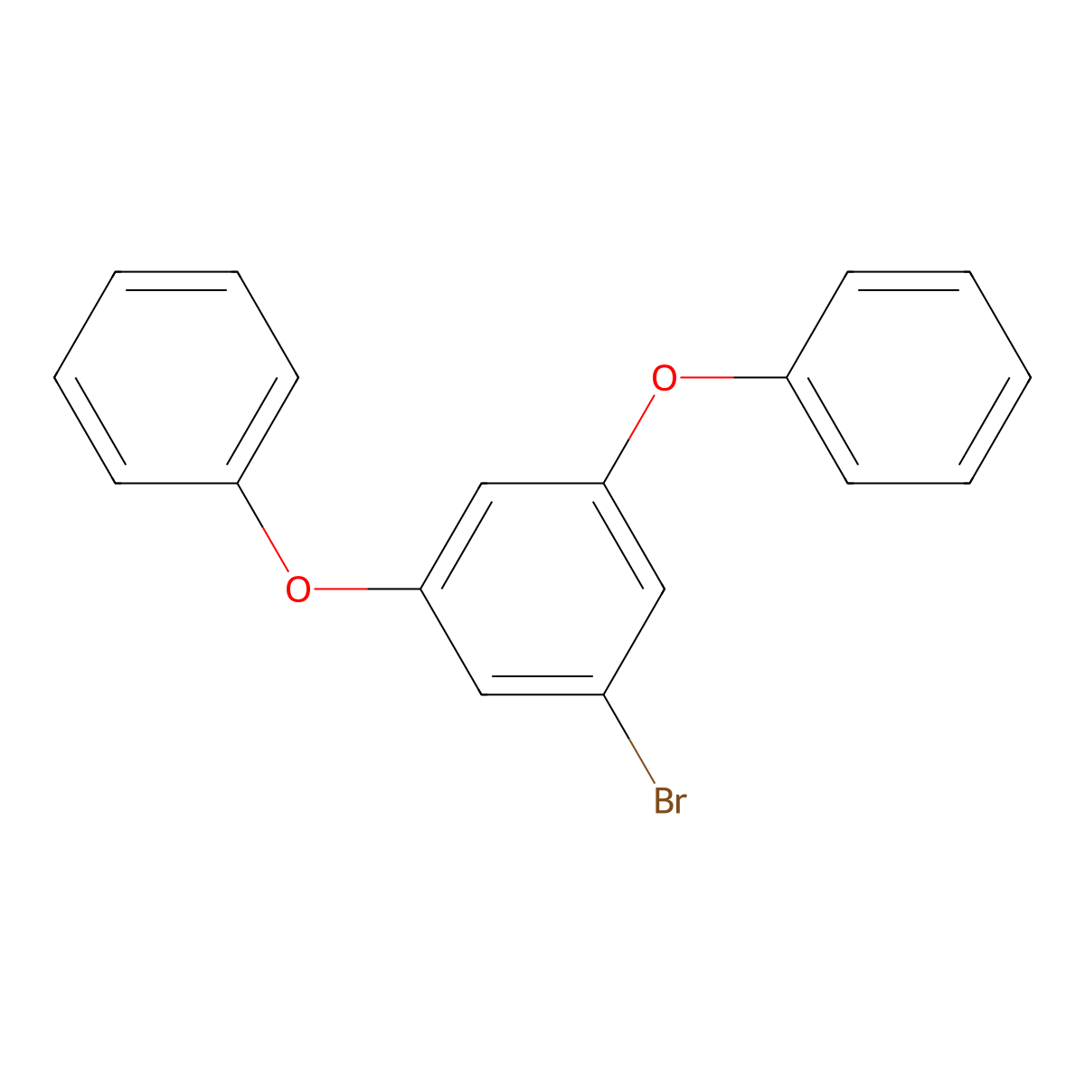1-Bromo-3,5-diphenoxybenzene molecular structure, CAS 41318-73-4