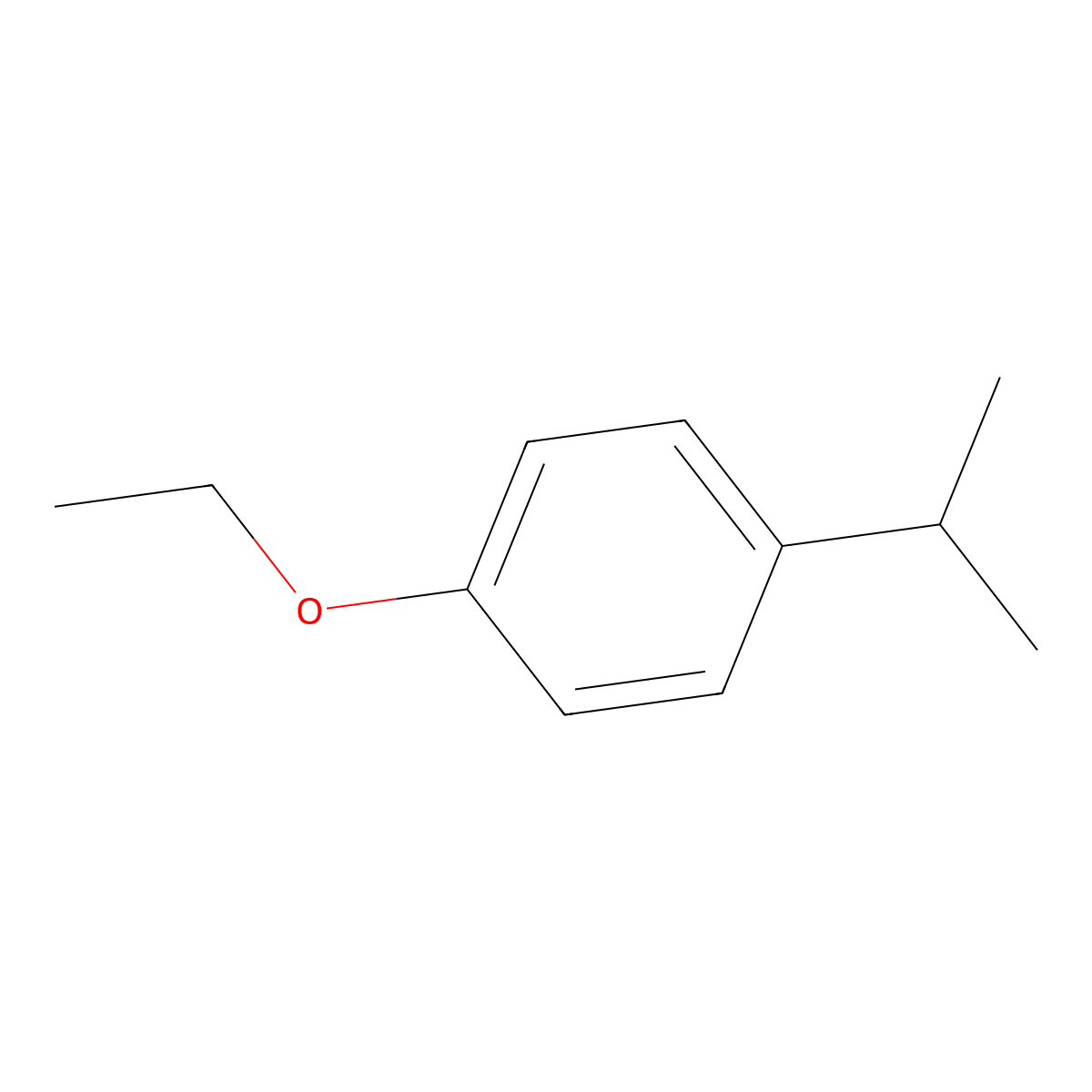 p-Isopropylphenetole molecular structure, CAS 4132-79-0