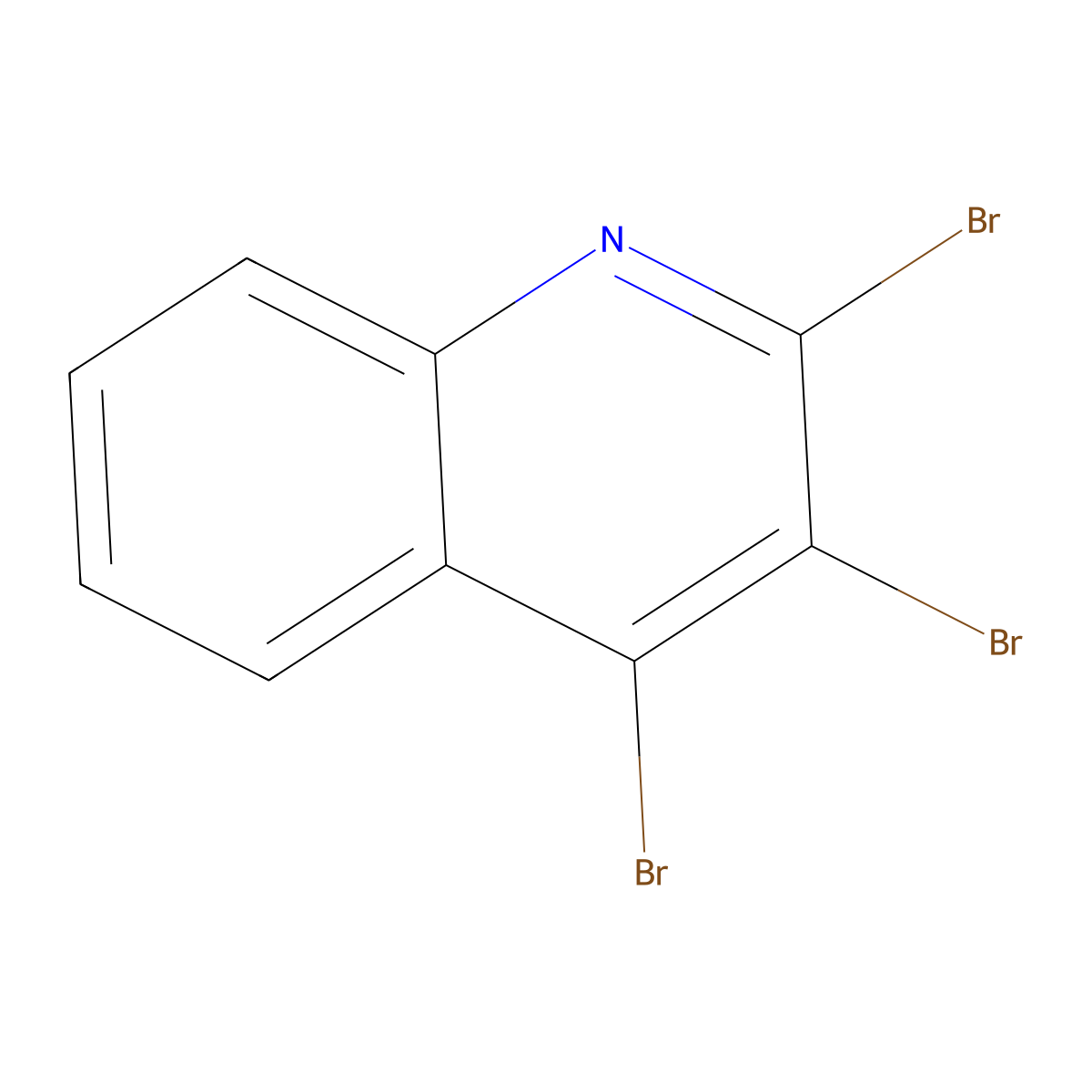 2,3,4-Tribromoquinoline molecular structure, CAS 41320-97-2