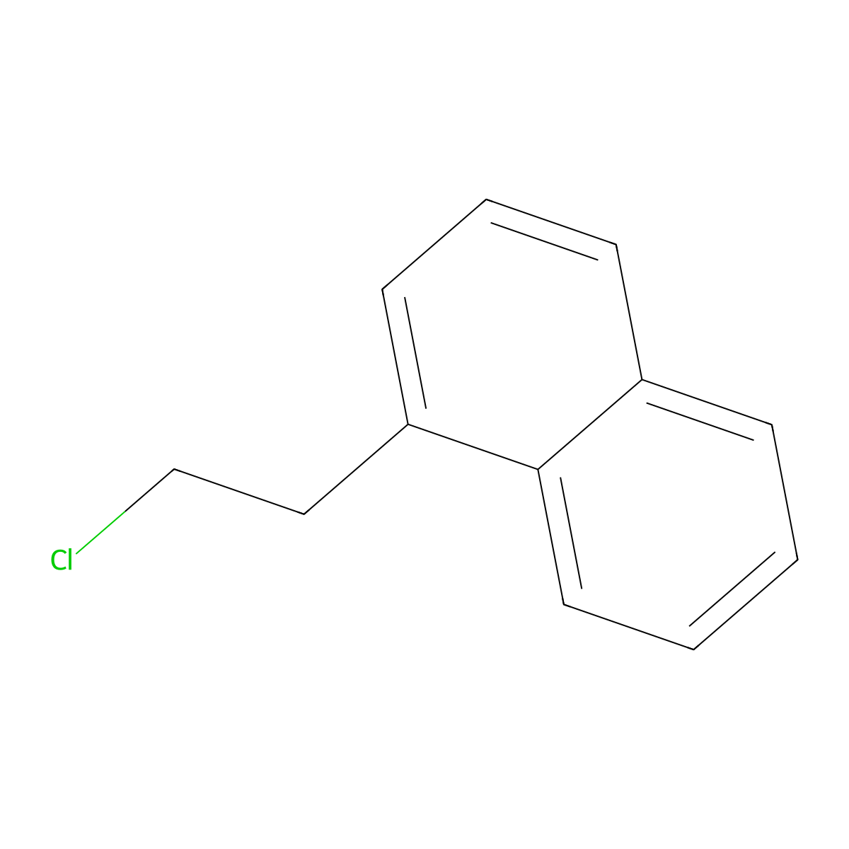 1-(2-Chloroethyl)naphthalene molecular structure, CAS 41332-02-9