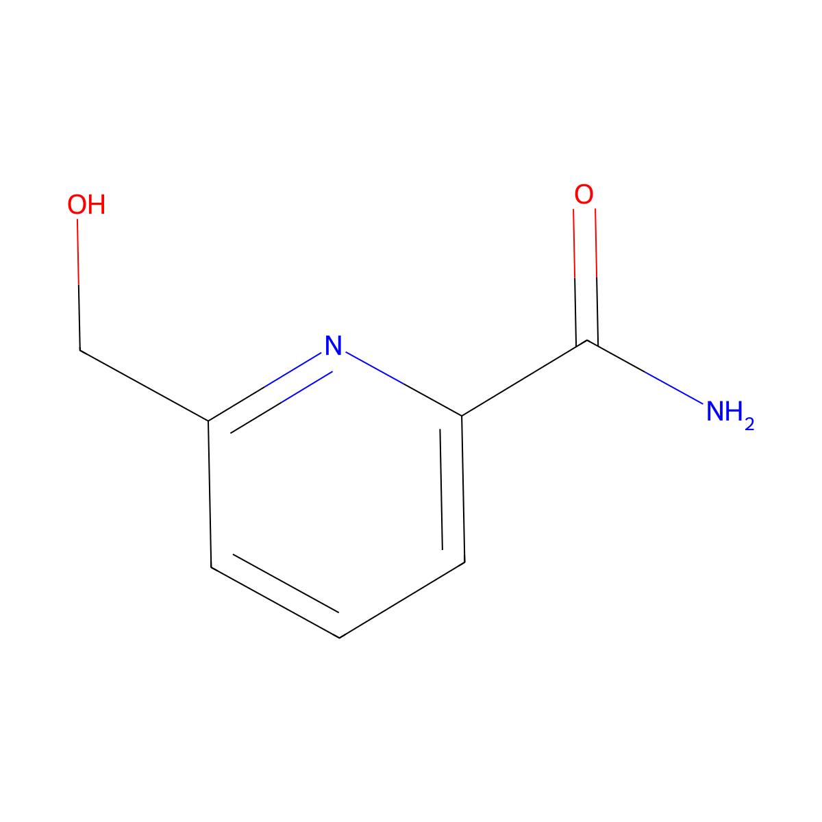 6-(Hydroxymethyl)pyridine-2-carboxamide molecular structure, CAS 41337-83-1