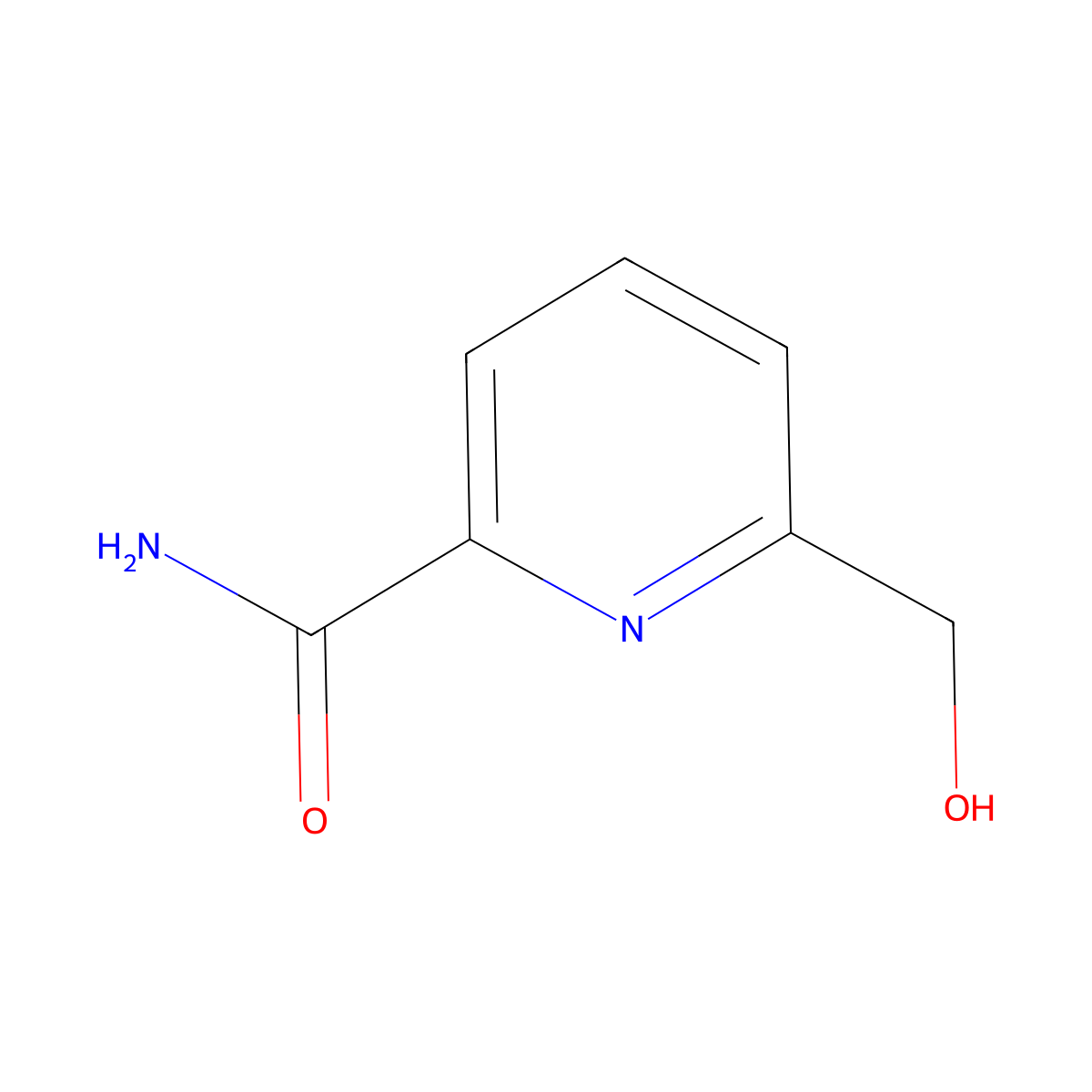 6-(Hydroxymethyl)pyridine-2-carboxamide molecular structure, CAS 41337-83-1