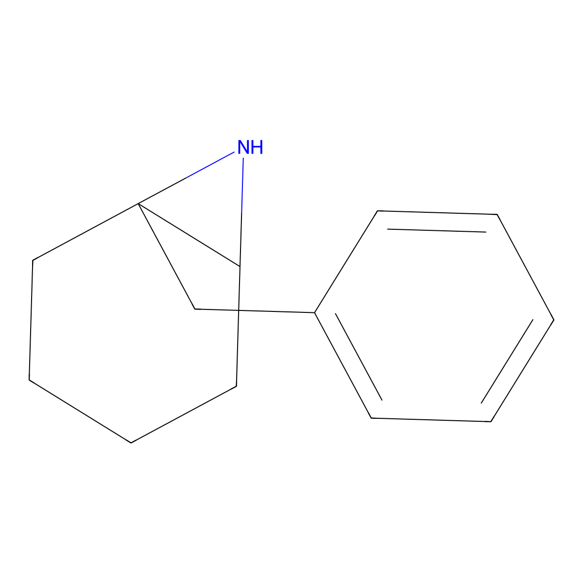 1-Benzyl-7-azabicyclo[4.1.0]heptane molecular structure, CAS 41338-59-4