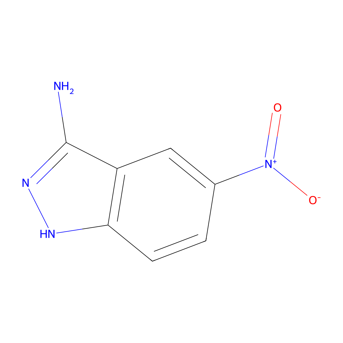 3-Amino-5-nitroindazole molecular structure, CAS 41339-17-7