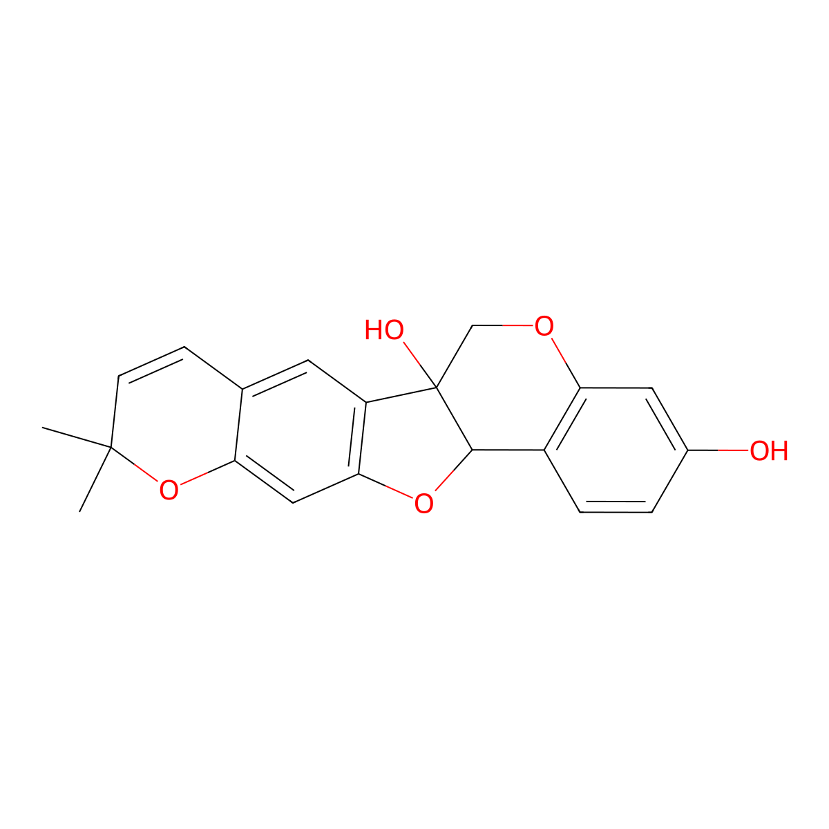 Tuberosin molecular structure, CAS 41347-45-9