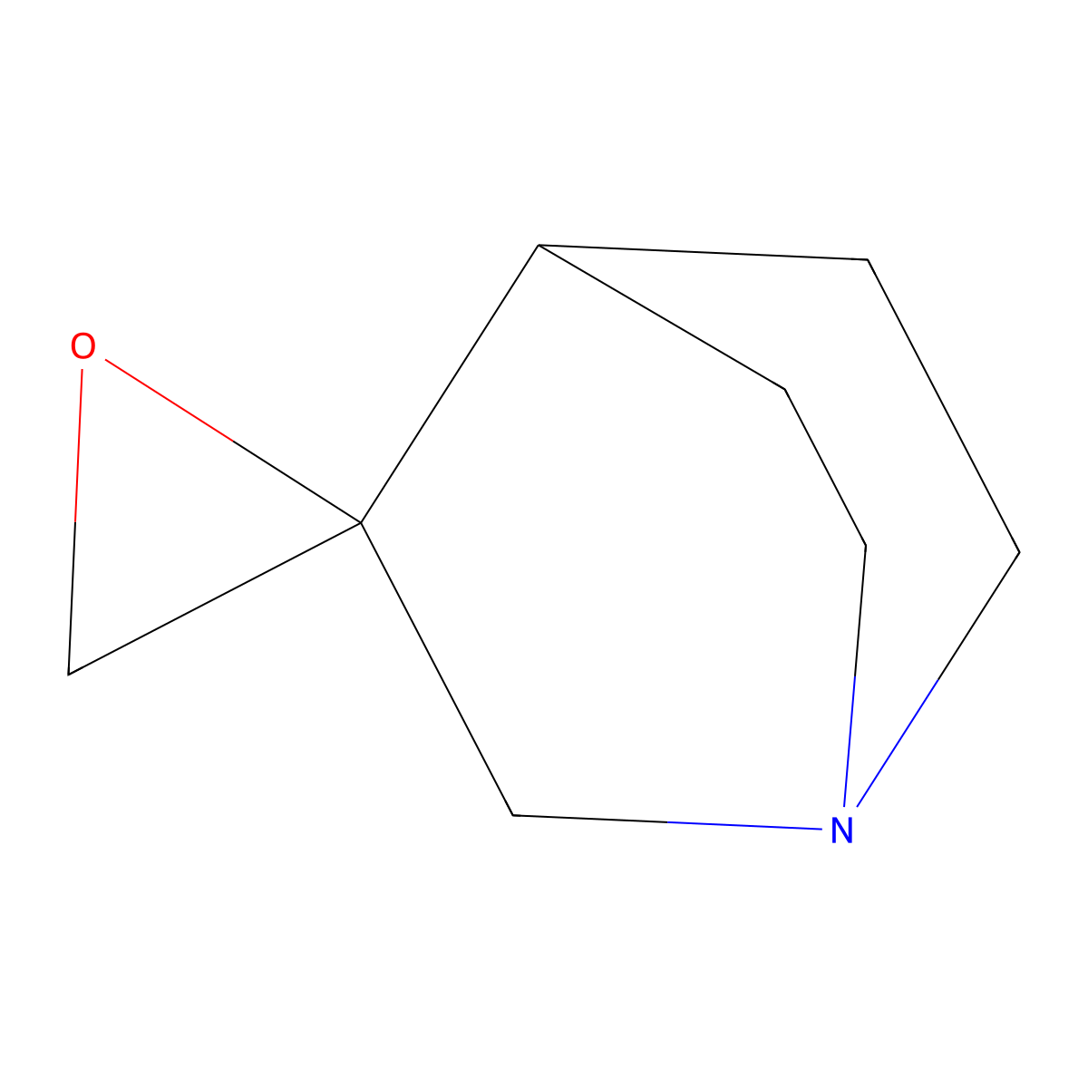 Spiro[1-azabicyclo[2.2.2]octane-3,2'-oxirane] molecular structure, CAS 41353-91-7